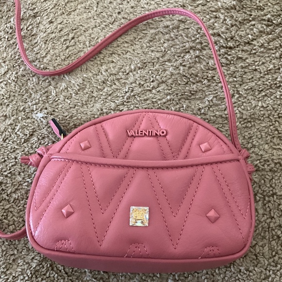 VALENTINO BY MARIO VALENTINO Moony Crossbody Bag In Pink - Picture 5 of 7